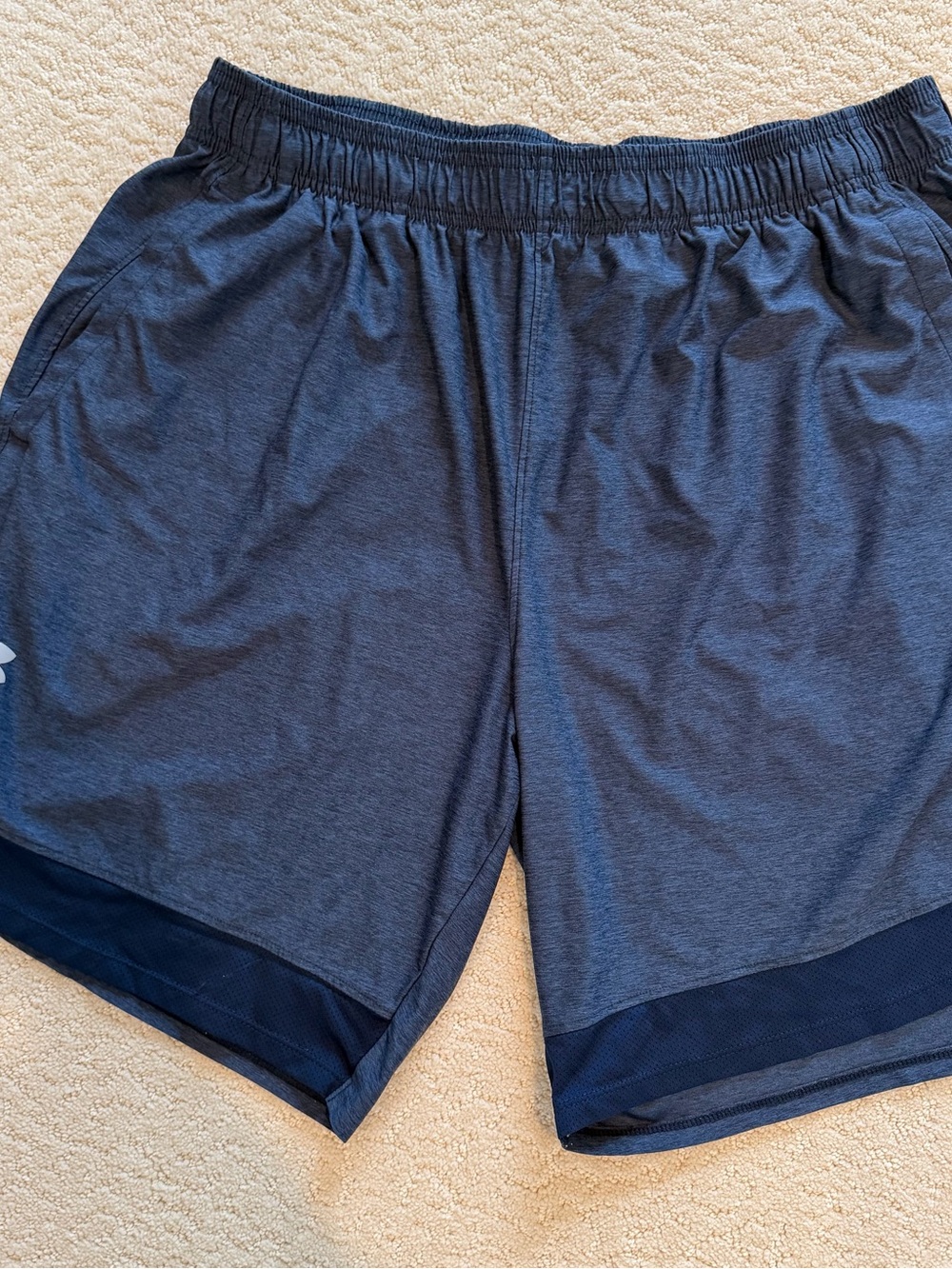 Under Armour Men's Navy Athletic Shorts  Size XL